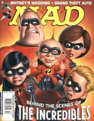 Mad #448 (Newsstand) FN; E.C | December 2004 Incredibles magazine - we combine s 