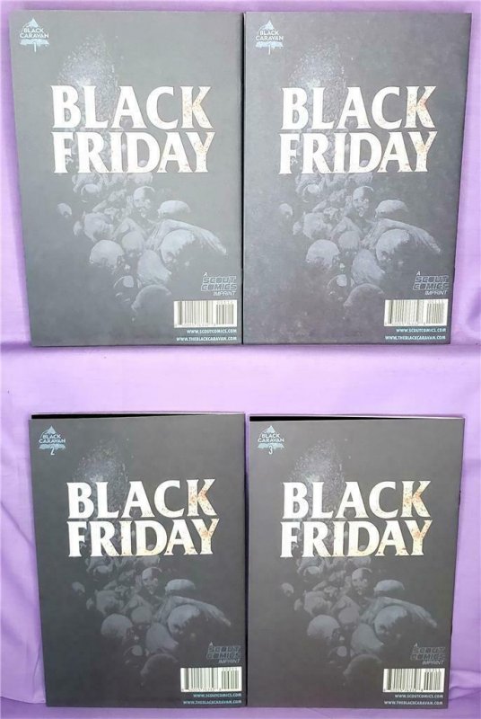 BLACK FRIDAY #1 - 3 w Jon Clark 2nd Print #1 Cover Black Caravan (Scout 2021)