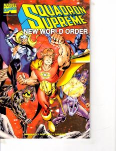 Lot Of 2 Marvel Comic Books Squadron Supreme and Sage BH52