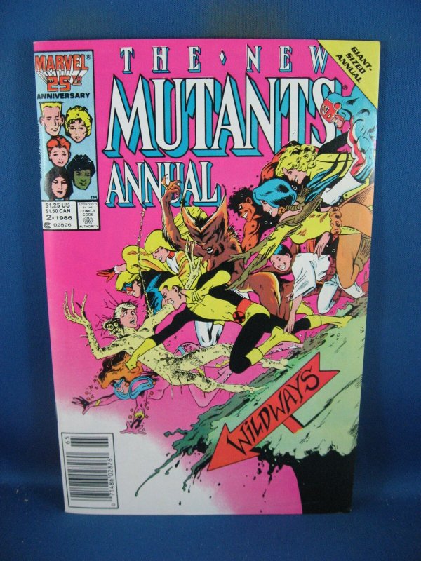 NEW MUTANTS ANNUAL 2 VF+ MARVEL FIRST PSYLOCKE 1986