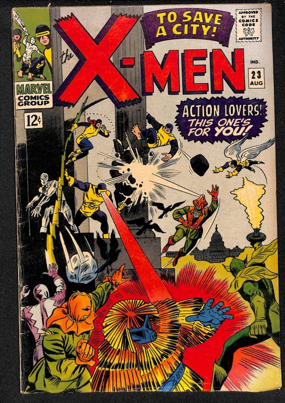 X-Men #23 VG/FN 5.0 Marvel Comics