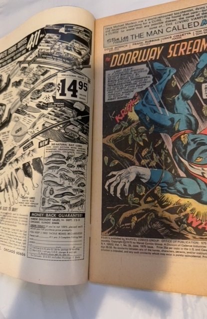 Adventure Into Fear #28 (1975) morbius first sieries