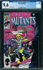 New Mutants #34 (1985) CGC 9.6 NM+