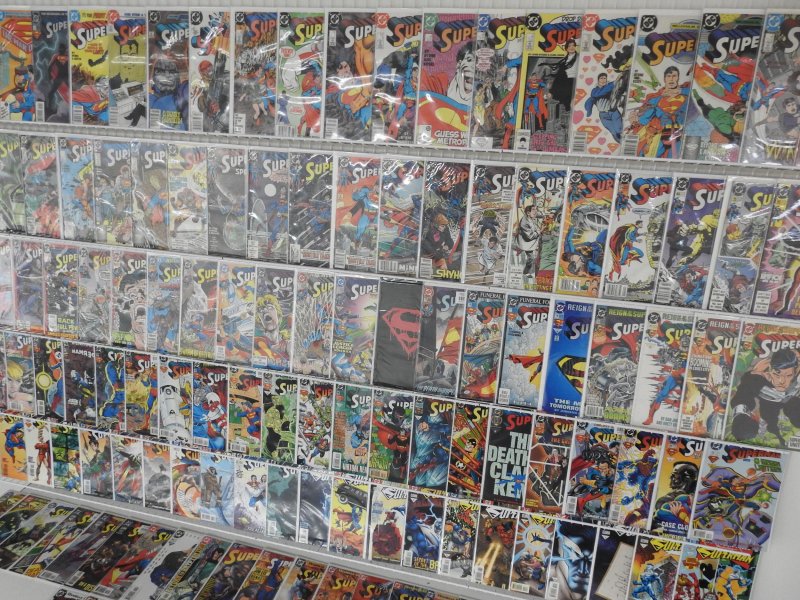 Huge Lot 150 ALL SUPERMAN COMICS!!!! W/ Key Issues! Avg VF Condition!