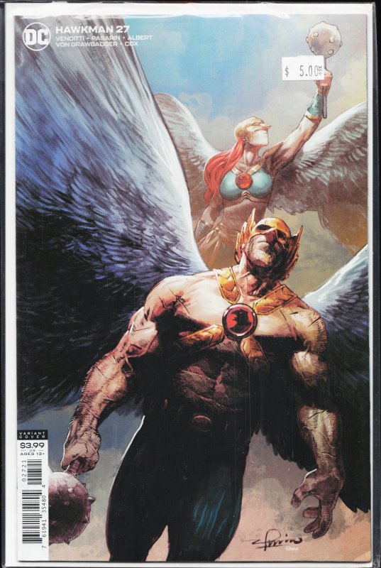 Hawkman #27 Variant Cover (2020) Hawkman