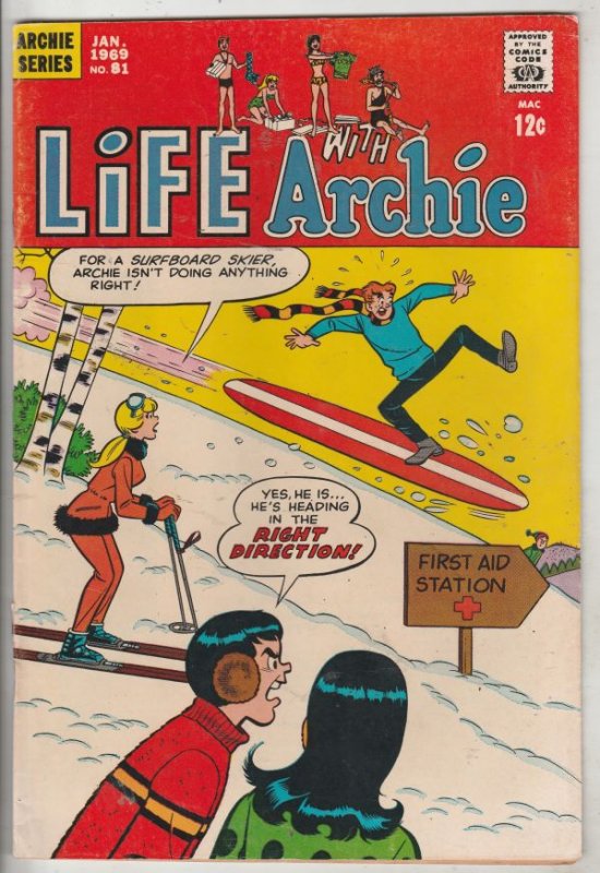 Life with Archie #81 (Jan-69) VF+ High-Grade Archie, Jughead, Betty, Veronica...