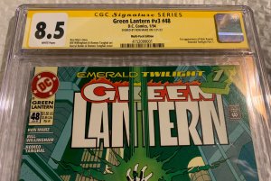 1ST KYLE RAYNER Green Lantern Vol. 3 #48 DC UNIVERSE variant SIGNED CGC 8.5 VF+