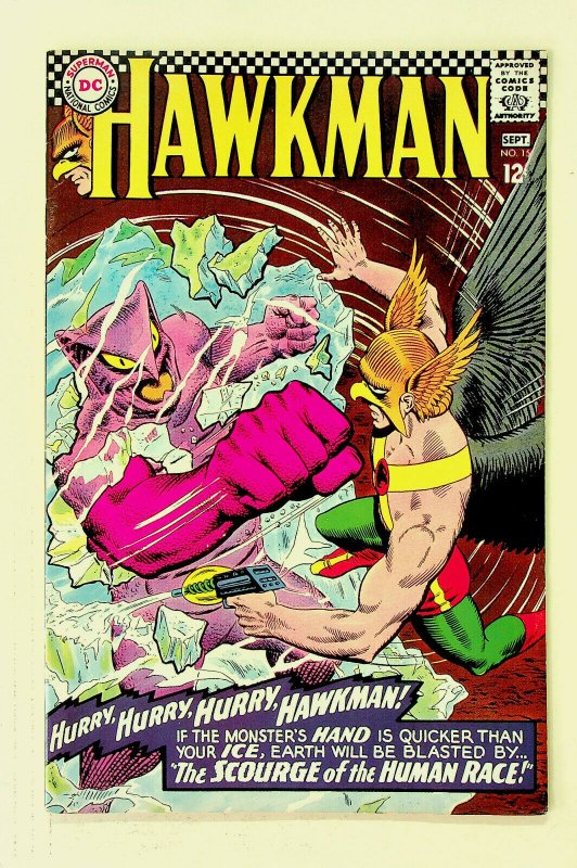 Hawkman #15 (Aug-Sep 1966, DC) - Very Fine/Near Mint 