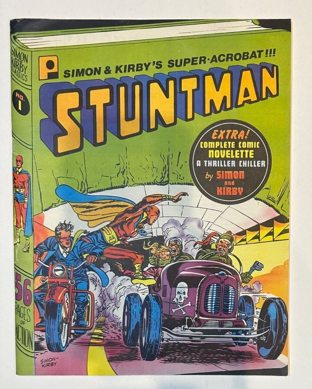 (1987) Pire Imagination Jack Kirby Joe Simon STUNTMAN Vol #1 Reprint Book!