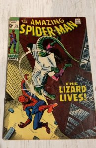 The Amazing Spider-Man #76 (1969) the lizard lives