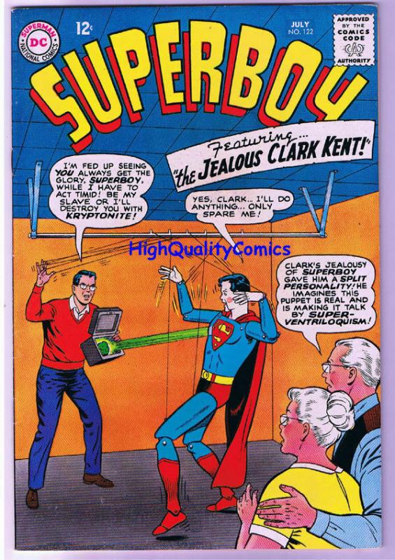 SUPERBOY #122, FN, Jealous Clark Kent, Krypto, 1949