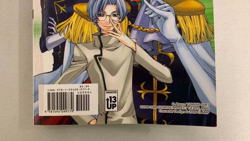 Code Geass Volume 1 Suzaku Of The Counterattack Paperback Goro Taniguichi 