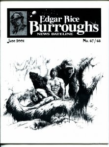 Edgar Rice Burroughs News Dateline #67/68 2001-Tarzan-comics-Joe Jusko-pulps-VF