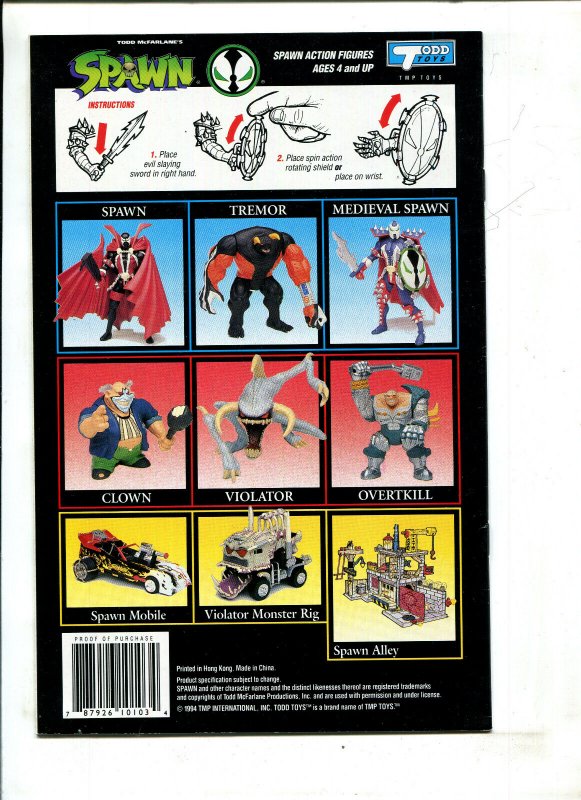 MEDIEVAL SPAWN FIGURE #1 - NO ACTION FIGURE (9.0) 1994