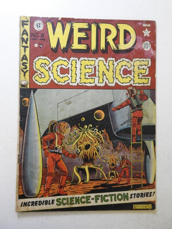 Weird Science #8 GD+ Condition moisture damage, 1 in spine split