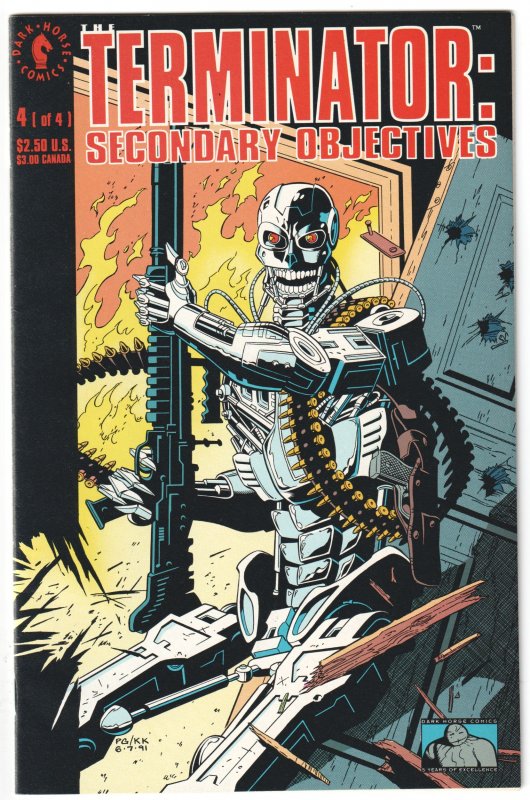 Terminator: Secondary Objectives #1, 2, 3, 4 (1991) Complete set!