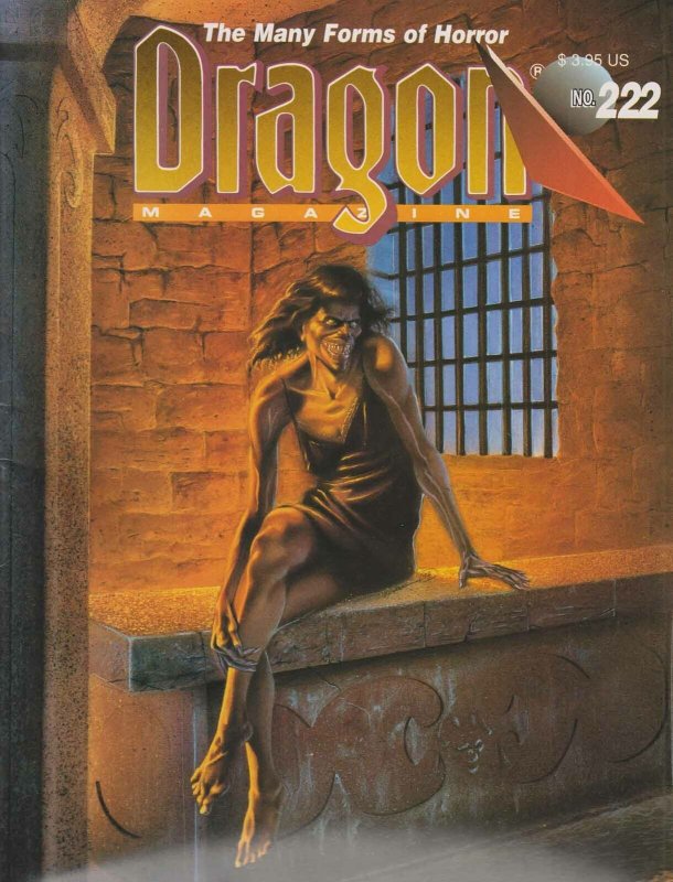 Dragon Magazine #222 VG; TSR | low grade comic - save on shipping - details insi