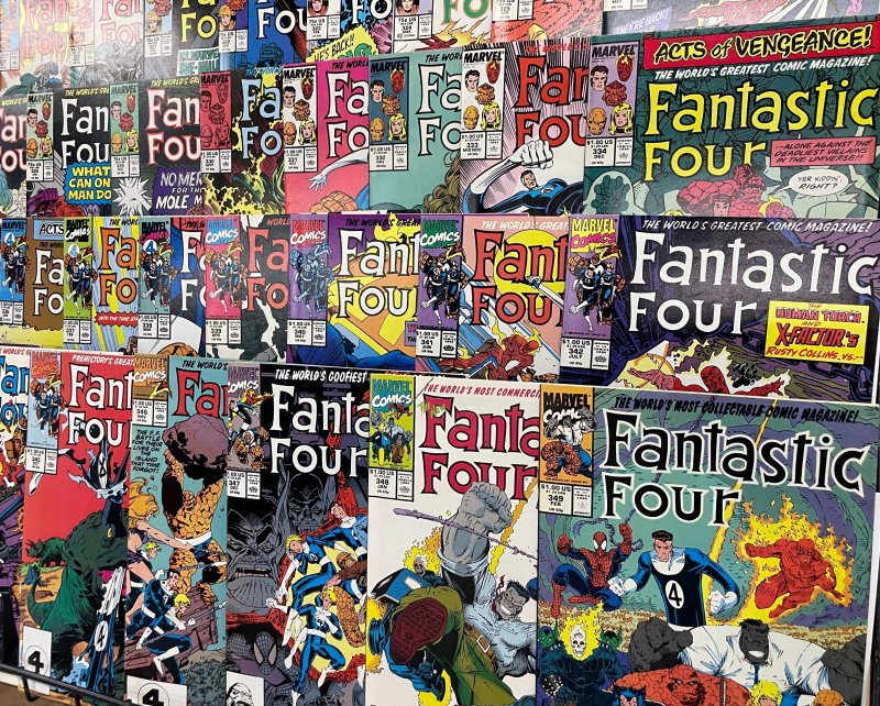 Fantastic Four #300, 301, 302, 303, 304, 305, 306, 307-349 Full run 50 issues