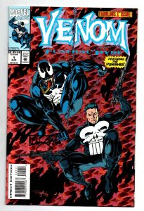 Venom Funeral Pyre #1 signed Tom Lyle w/COA 0786/2500 - 1993 - NM