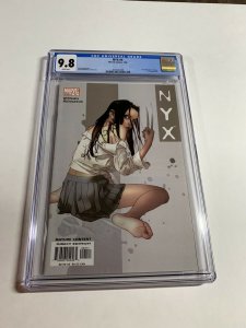 Nyx 4 Cgc 9.8 White Pages 2nd X-23 Marvel