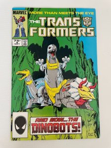 Transformers # 8 NM Marvel Comic Book Optimus Prime Megatron Bumble Bee 15 J243