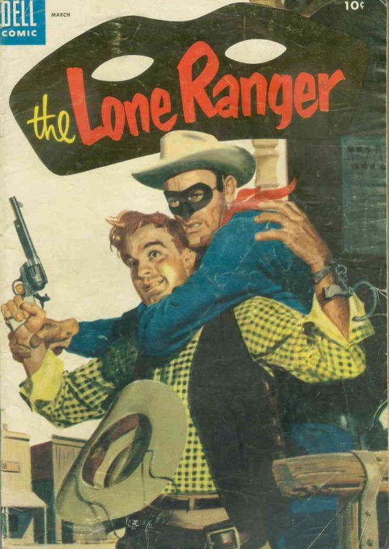 Lone Ranger, The (Dell) #81 GD ; Dell | low grade comic March 1955 western hero