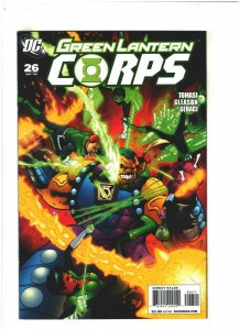 Green Lantern Corps #26 NM- 9.2 DC Comics 2008 Kyle Rayner vs. Mongul