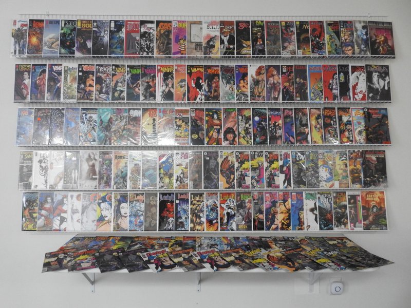 Huge Lot 150+ Comics W/ Vampirella, Dawn, Avengelyne, Razor+ Avg VF+ Condition!!