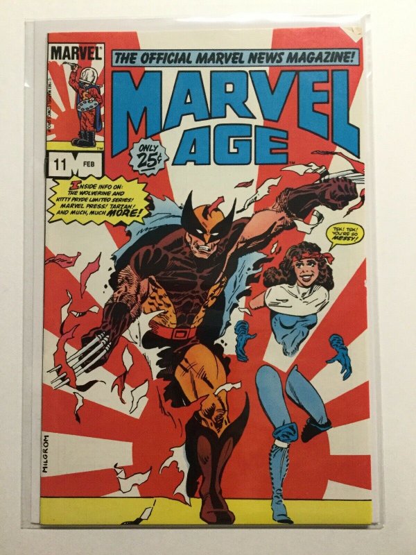 Marvel Age 11 Very Fine Vf 8.0 Marvel