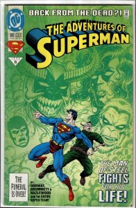 Adventures of Superman #500 (1993) Superman [Key Issue]