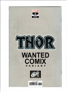 THOR #06 (2020) GREG HORN | GREGHORNART/WANTED COMIX | VIRGIN W/COA | LTD 1000