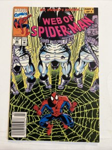 4 Web of Spider-Man #80 96 98 100 Foil Cover Iron Spider-Man Suit Marvel Comics 