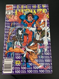 Marvel Comics, New Mutants #100, Newstand (rare in) High Grade,1st X-force,Look!