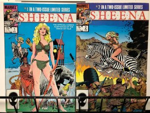 SHEENA (1984-1985)  1-2 (direct) Burkett/ Morrow movie adaptation Tanya Roberts