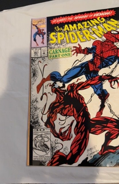 The Amazing Spider-Man #361 (1992)first carnage app