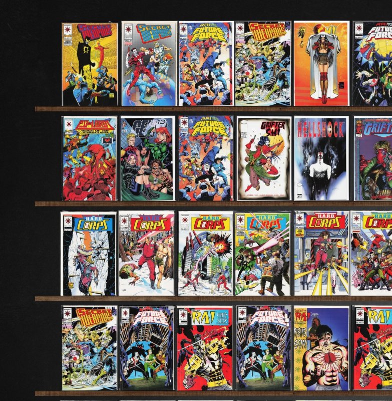 Huge Lot 150+ Comics with Rai, Excalibur, Harbinger, Secret Weapons & More!
