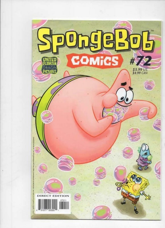 SPONGEBOB #72 NM, Square pants, Bongo, Cartoon comic, 2011 2017, more in store