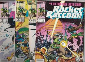 Rocket Racoon Set #1to4 (May-85) NM/NM- High-Grade Rocket Racoon