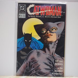 Catwoman #4 (1989)  mini series. Near Mint Signed by Michael Bair!