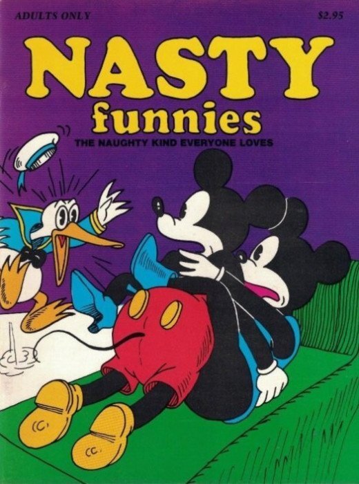 Nasty Funnies #1 FN ; Nasty Funnies | Mickey Mouse