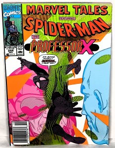 Marvel Tales #244 Newsstand Edition (1990) Spider-Man Professor X        EB1109