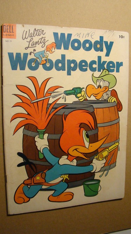 WOODY WOODPECKER 21 *SOLID COPY* DELL COMICS 1953 WALTER LANTZ 