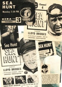 SEA HUNT #928-LLOYD BRIDGES PHOTO COVER-1ST ISSUE-DELL-TV SERIES-1958