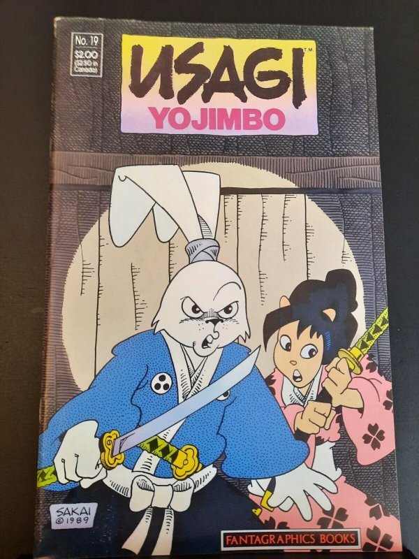 Usagi Yojimbo #19 1989 Fantagraphics Stan Sakai Nilson Groundthumper NICE!