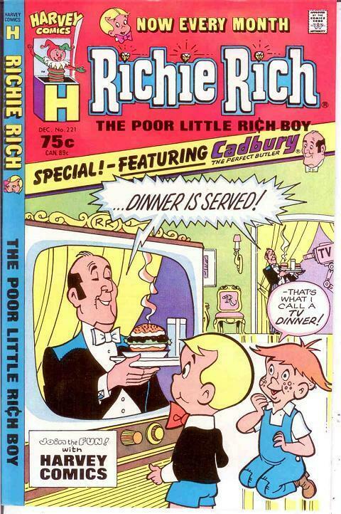 RICHIE RICH  (1960-1991) 221 VF-NM Dec. 1986 COMICS BOOK