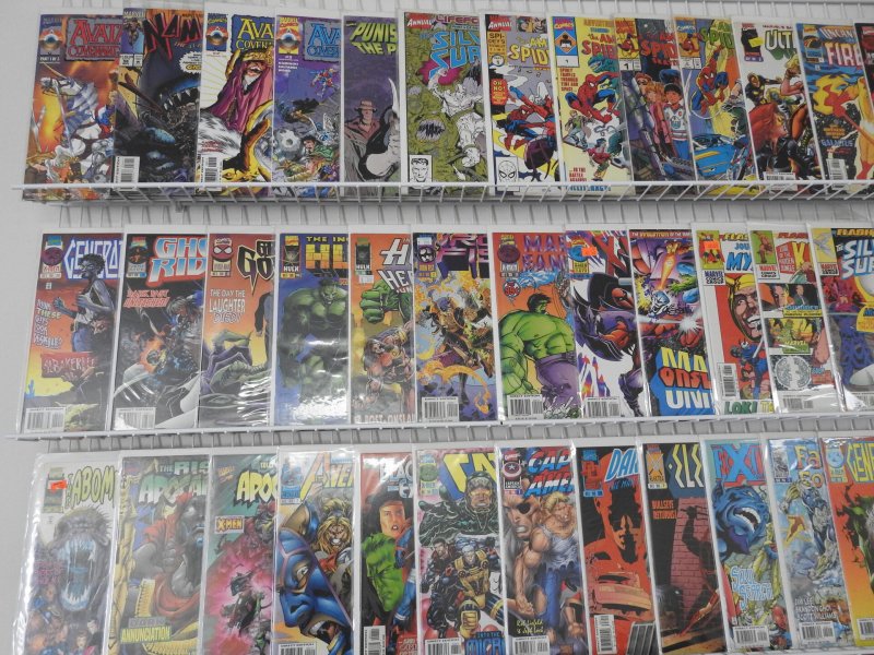 Huge Lot 130+ Comics W/ Hulk, X-Men, Spider-Man+ Avg VF+ Condition