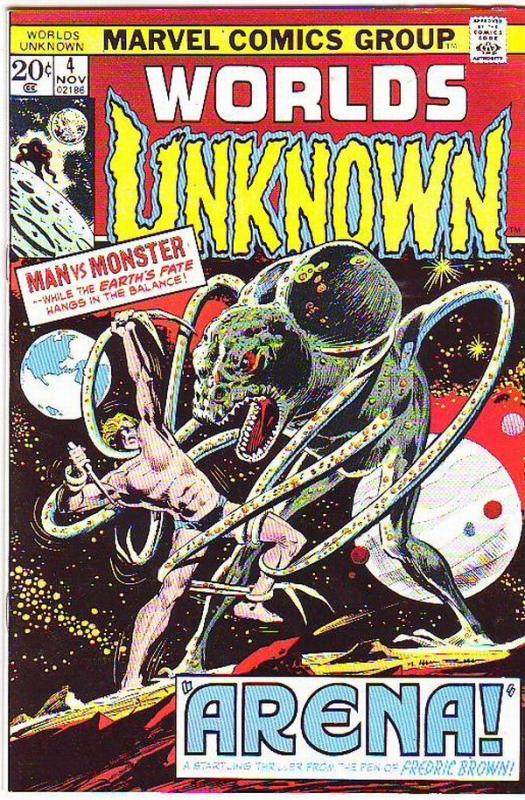 Worlds Unknown #4 (Nov-73) VF/NM+ High-Grade 