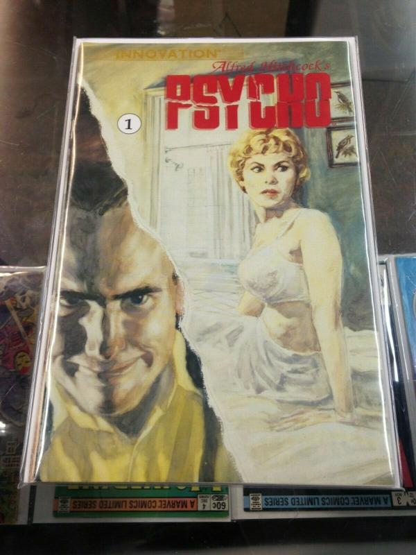 Psycho 1-3 comic set Alfred Hitchcock