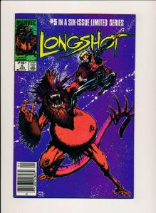 LONGSHOT #5 Marvel Comics 1985 ~ VF (PJ18) 