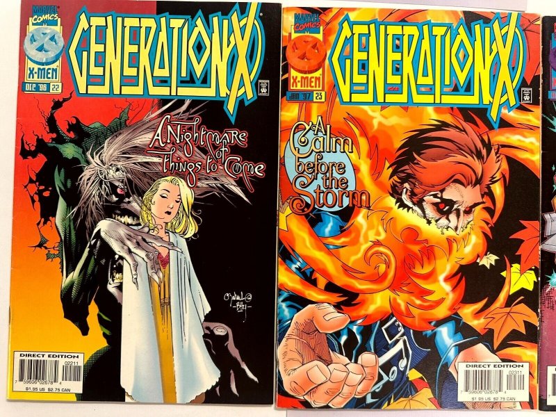 3 Generation X Marvel Comic Books # 22 23 24 X-Men Wolverine Avengers 55 EJ10